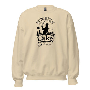 Keeping It Reel At The Lake - Crewneck Sweatshirt