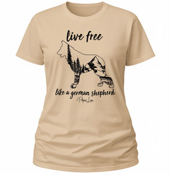 Live Free Like A German Shepherd - Classic Tee
