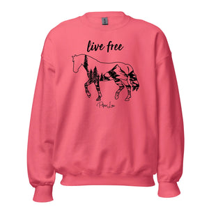 Live Free Horse - Crewneck Sweatshirt