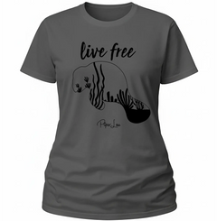 Live Free Manatee - Classic Tee