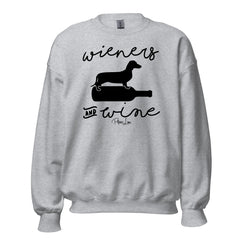Wieners And Wine - Crewneck Sweatshirt