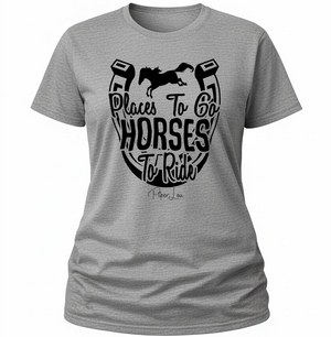 Places To Go Horses To Ride - Classic Tee