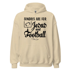 Sundays Are For Jesus And Football - Graphic Hoodie
