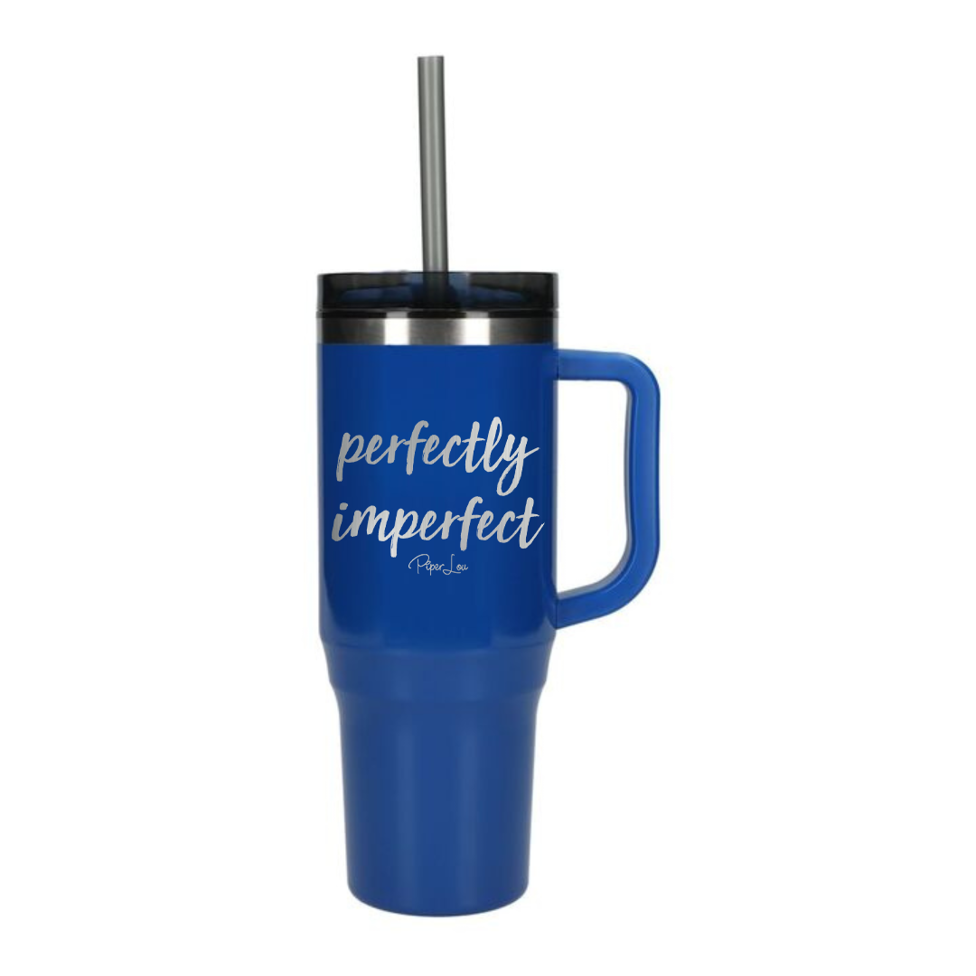Perfectly Imperfect - 40oz Traveler Lite Tumbler + Straw
