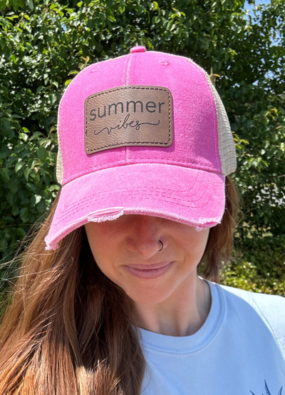 Summer Vibes Patch Hat