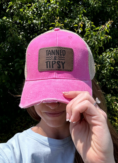 Tanned And Tipsy Patch Hat