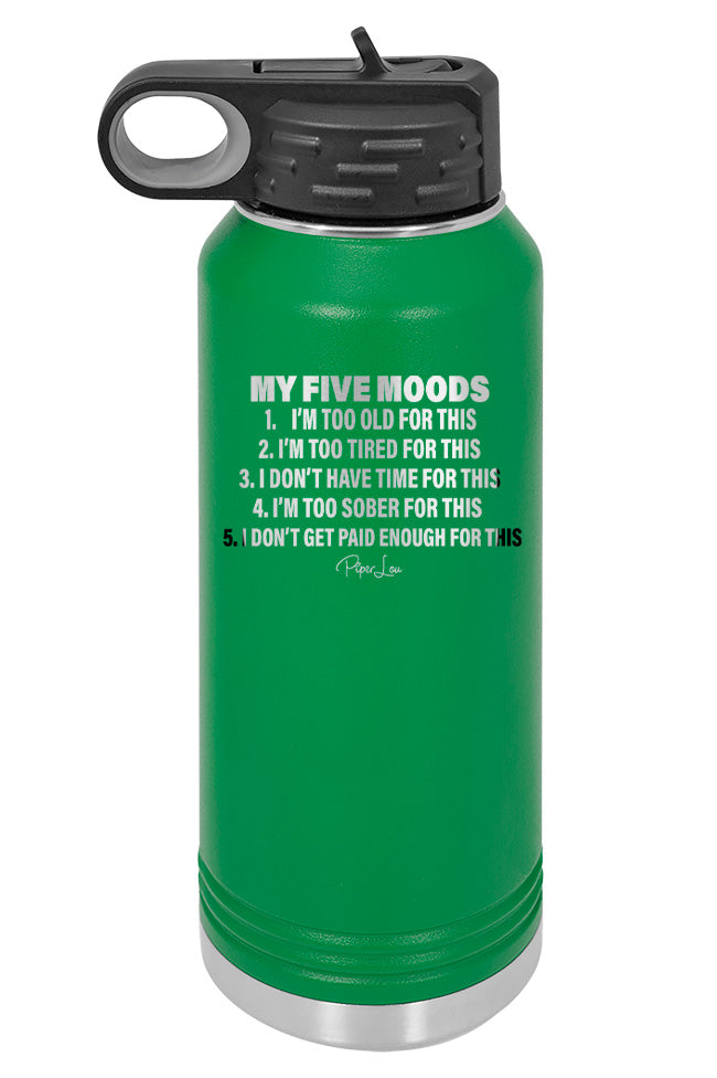 My Five Moods Water Bottle