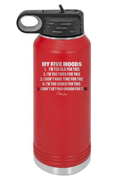 My Five Moods Water Bottle