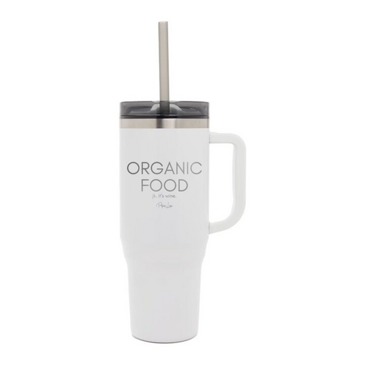 Organic Food - JK It's Wine  - 40oz Traveler Lite Tumbler + Straw
