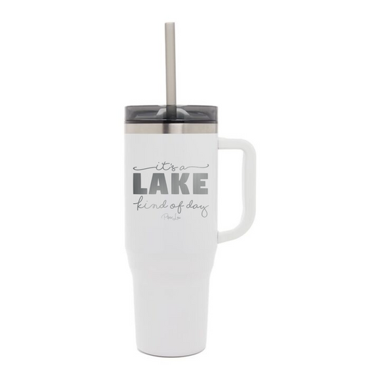It's A Lake Kind Of Day - 40oz Traveler Lite Tumbler + Straw