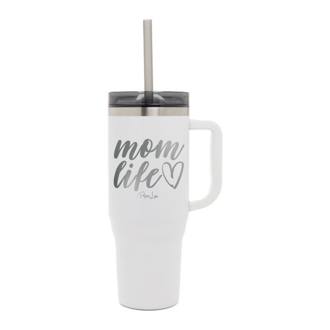 Mom Life - 40oz Traveler Lite Tumbler + Straw