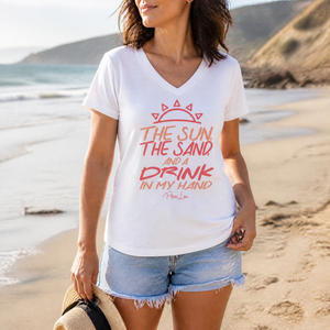 Women's Graphic V-Neck