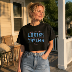 You Are The Louise To My Thelma Cropped Boxy Tee — lifestyle hero
