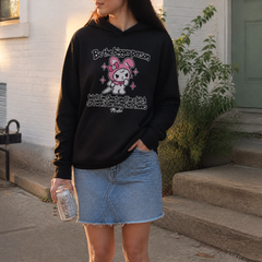 Be The Bigger Person — Well I'm Short And I'm A Bitch So I Won't Be Doing That Thanks Hooded Long Sleeve Tee — lifestyle hero