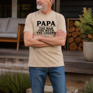 The Man PAPA Classic Tee — lifestyle hero