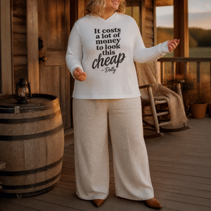 It Costs A Lot Of Money To Look This Cheap Hooded Long Sleeve Tee — lifestyle hero