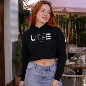 Nurse Love Cropped Hoodie — lifestyle hero