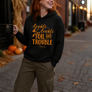 Double Double Toil And Trouble Hooded Long Sleeve Tee — lifestyle hero