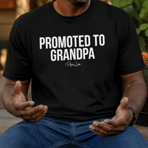 Promoted To Grandpa Classic Tee — lifestyle hero