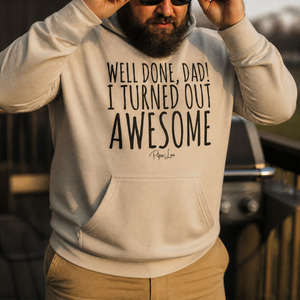 Well Done Dad Graphic Hoodie — lifestyle hero