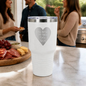 You Inspire My Inner Serial Killer 30oz Engraved Tundra Tumbler — lifestyle