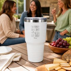 Roll My Eyes Out Loud 30oz Engraved Tundra Tumbler — lifestyle