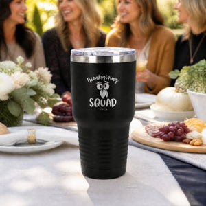 Friendsgiving Squad 30oz Engraved Tundra Tumbler — lifestyle