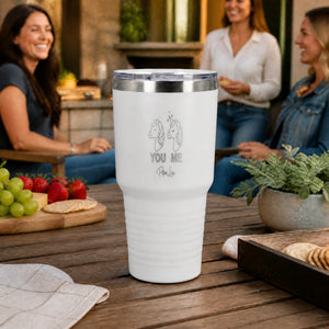 You Me Unicorn 30oz Engraved Tundra Tumbler — lifestyle