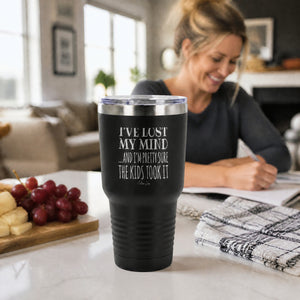 I've Lost My Mind And I'm Pretty Sure The Kids Took It 30oz Engraved Tundra Tumbler — lifestyle