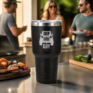 Jeep Guy 30oz Engraved Tundra Tumbler — lifestyle