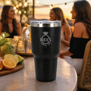 Brides Drinking Team 30oz Engraved Tundra Tumbler — lifestyle