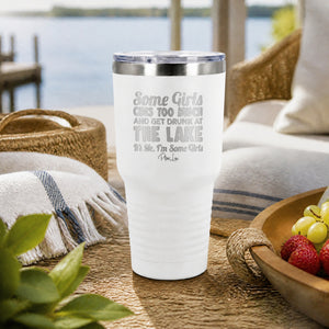 Some Girls Cuss Too Much And Get Drunk At The Lake 30oz Engraved Tundra Tumbler — lifestyle
