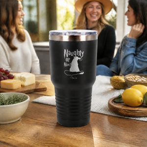 Naughty Or Nice Sorting Hat 30oz Engraved Tundra Tumbler — lifestyle