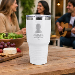Bitches Love Independence (Thomas Jefferson) 30oz Engraved Tundra Tumbler — lifestyle