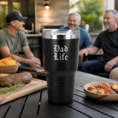 Dad Life 30oz Engraved Tundra Tumbler — lifestyle