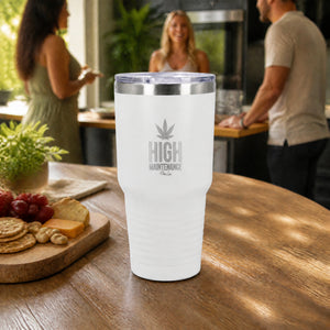 High Maintenance 30oz Engraved Tundra Tumbler — lifestyle