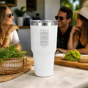 Hakuna Some Marijuana 30oz Engraved Tundra Tumbler — lifestyle