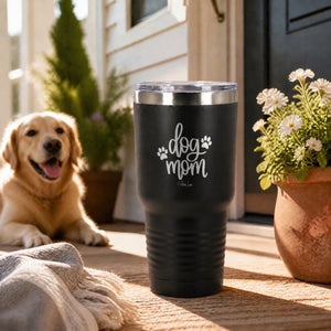 Dog Mom 30oz Engraved Tundra Tumbler — lifestyle