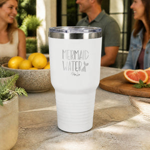 Mermaid Water 30oz Engraved Tundra Tumbler — lifestyle