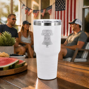 Crack Open A Case Of Freedom 30oz Engraved Tundra Tumbler — lifestyle