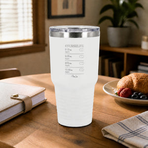 Nurse Life 30oz Engraved Tundra Tumbler — lifestyle