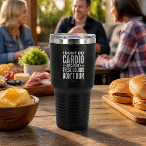These Colors Don't Run 30oz Engraved Tundra Tumbler — lifestyle