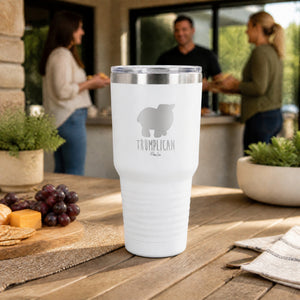 Trumplican 30oz Engraved Tundra Tumbler — lifestyle
