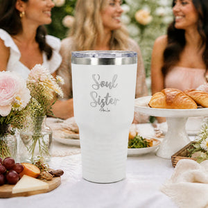 Soul Sister 30oz Engraved Tundra Tumbler — lifestyle