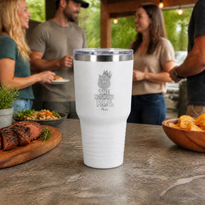 The Notorious Pig 30oz Engraved Tundra Tumbler — lifestyle