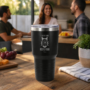 I Suffer From Ocd Cat 30oz Engraved Tundra Tumbler — lifestyle
