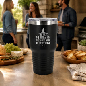 Wicked Witch of Everything 30oz Engraved Tundra Tumbler — lifestyle