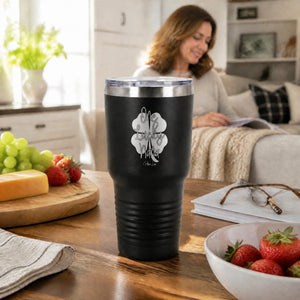 One Lucky Nana 30oz Engraved Tundra Tumbler — lifestyle