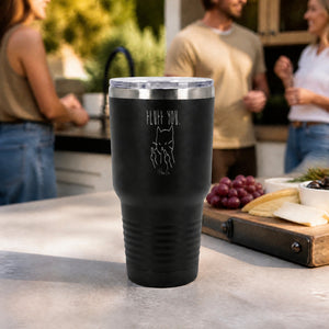 Fluff You. 30oz Engraved Tundra Tumbler — lifestyle