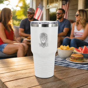 Merica Bandana 30oz Engraved Tundra Tumbler — lifestyle